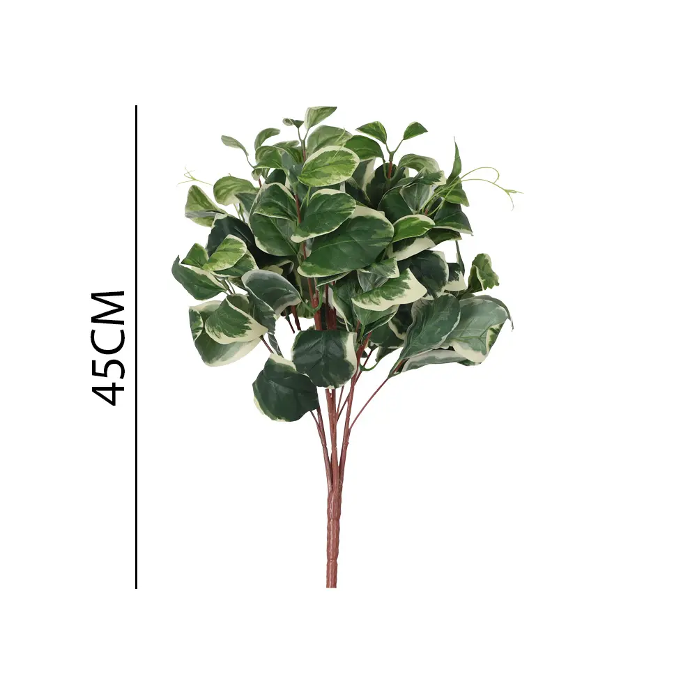 Ramo hoja buxus artificial 46cm 4头把束黄杨叶
