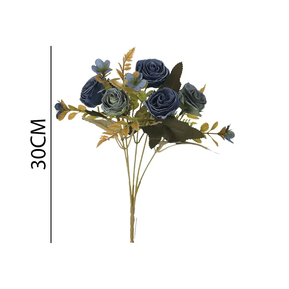 ramo flor artificial 焦边春香30CM