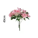 Ramo rosax12 artificial 12头惠兰芬芳玫瑰49cm