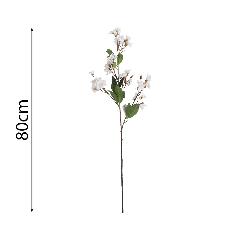 Vara flor cerezo artificial blanco 小枝樱花 .1