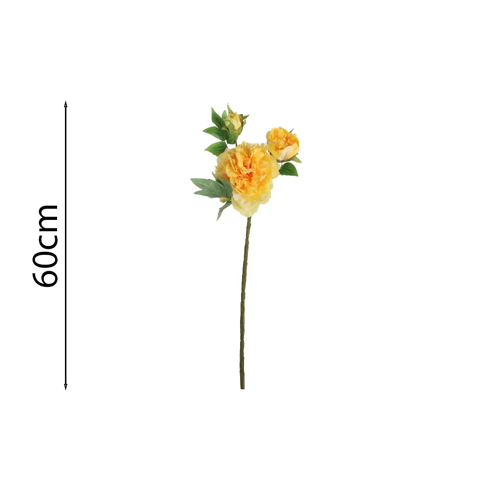 Vara peonia artficial amarillo .3