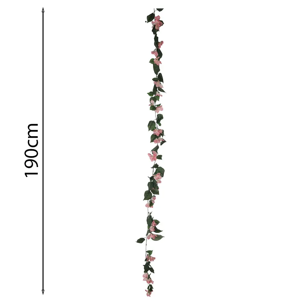 Guirnalda burganvia 180cm rosa claro 
