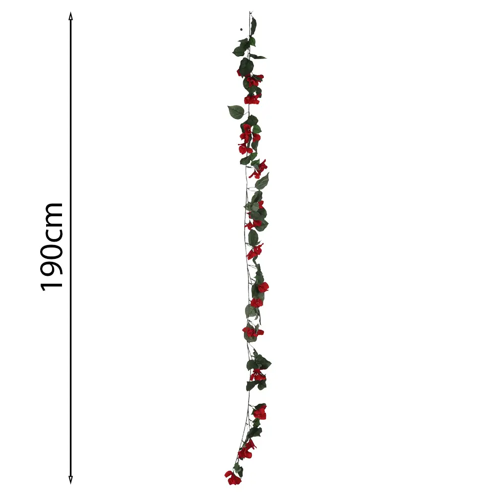 Guirnalda burganvia 180cm rojo 
