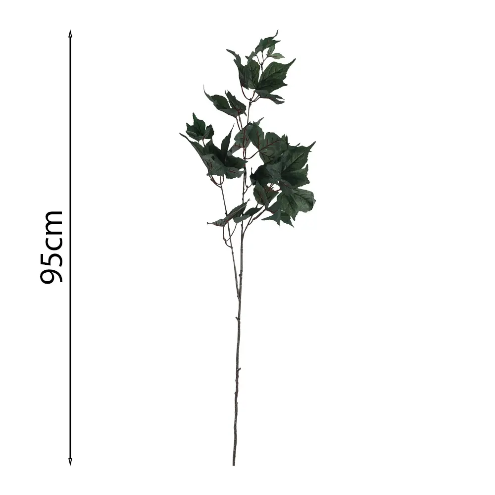 Vara hoja artificial 单支3头爬山虎95cm