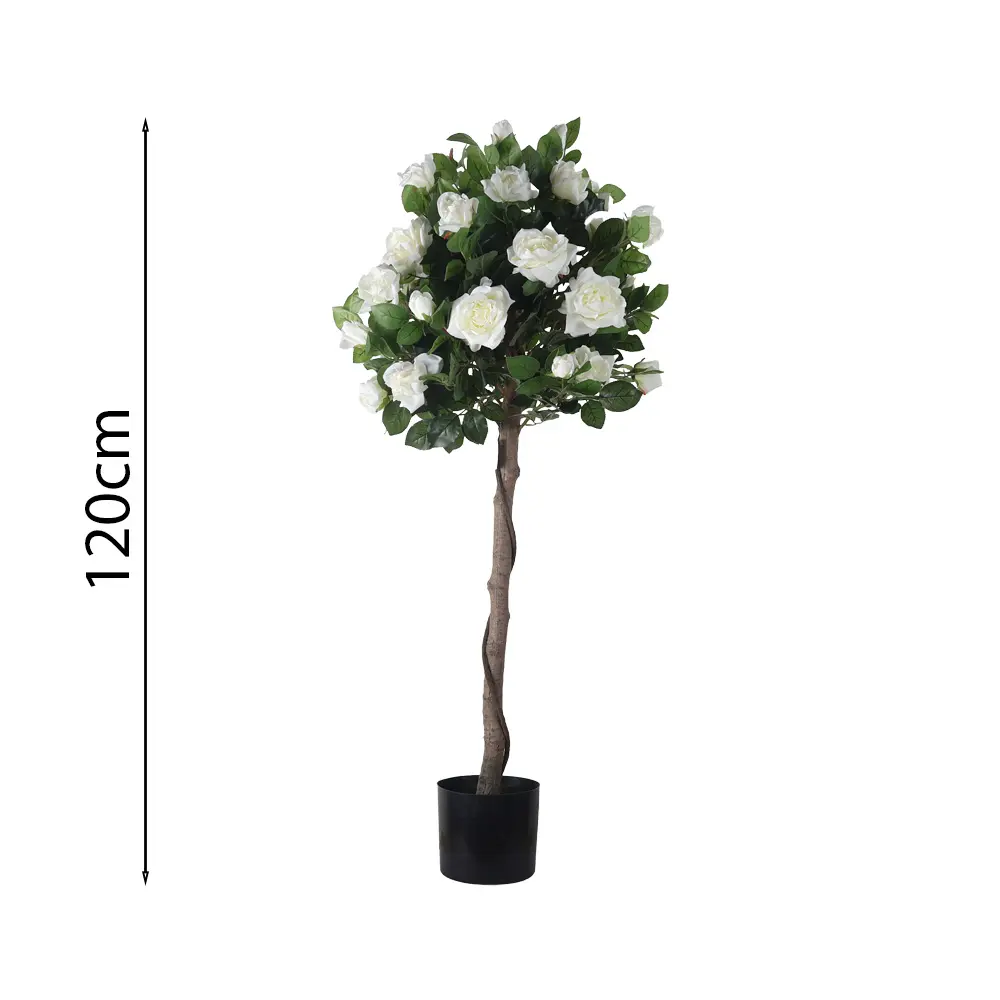Arbol flor rosa artificial 120cm