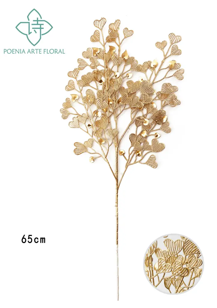 VARA PALMITO F.CORRAZON ORO/PLATA