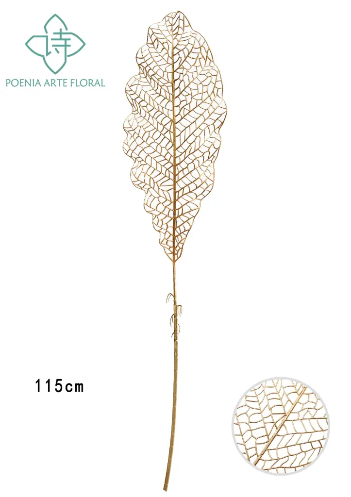 VARA HOJA ORO/PLATA