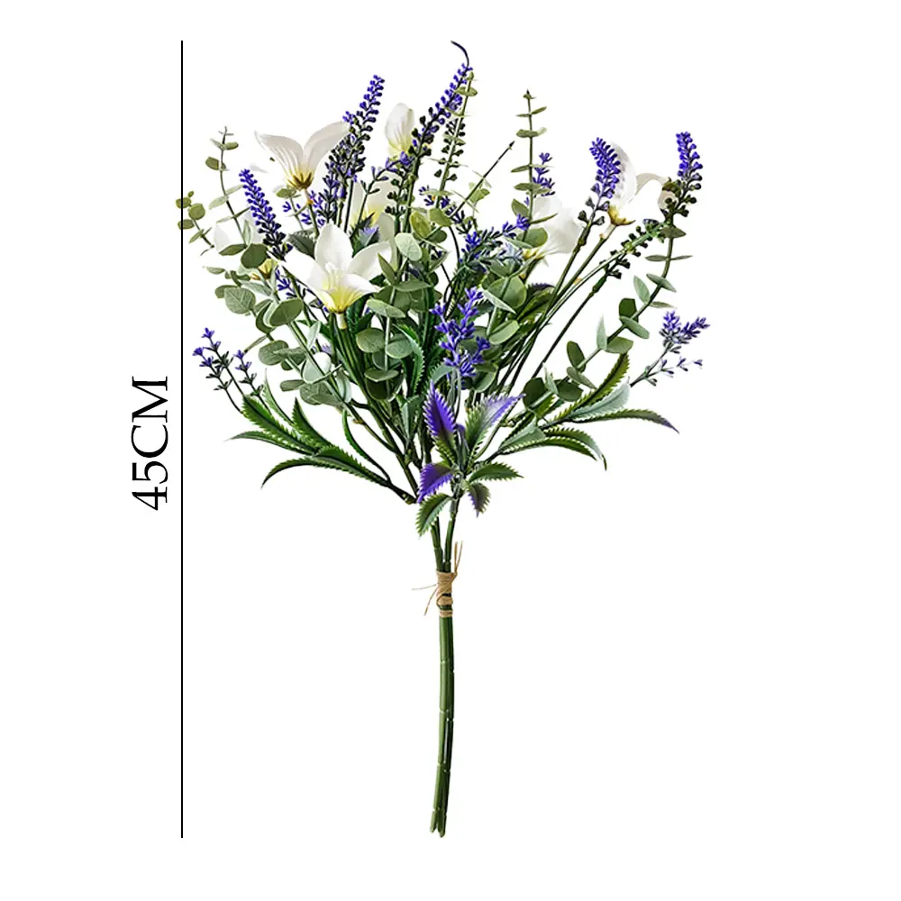 ATADO RAMAS EUCALIPTO LAVANDA ARTIFICIAL