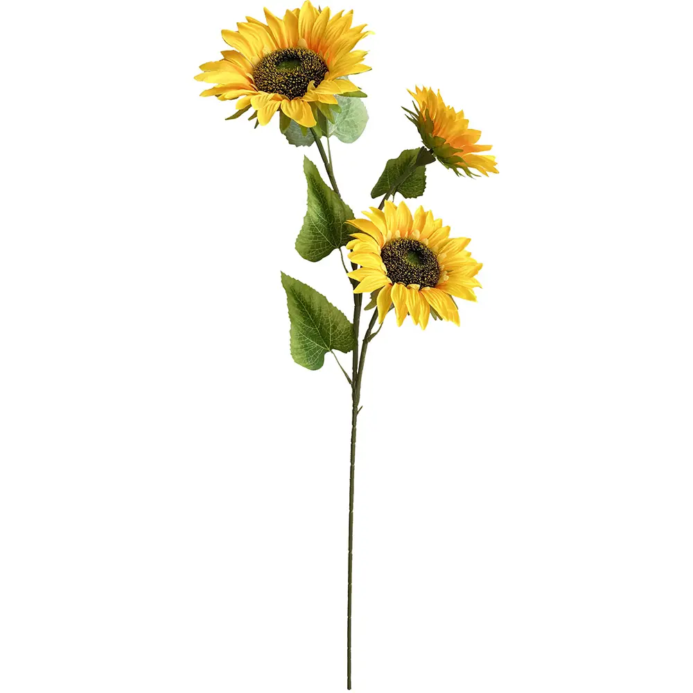 VARA FLOR GIRASOL*3 90CM