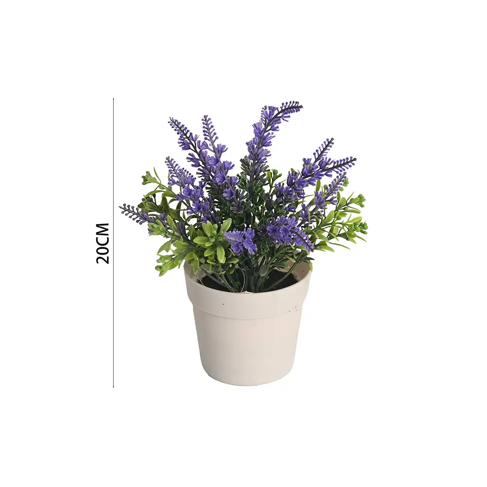 LAVANDA ARTIFICIAL EN MECETA