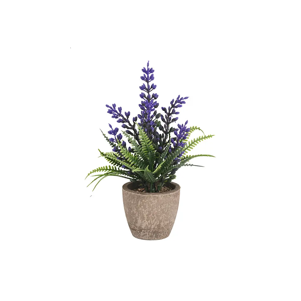 LAVANDA ARTIFICIAL EN MACETA
