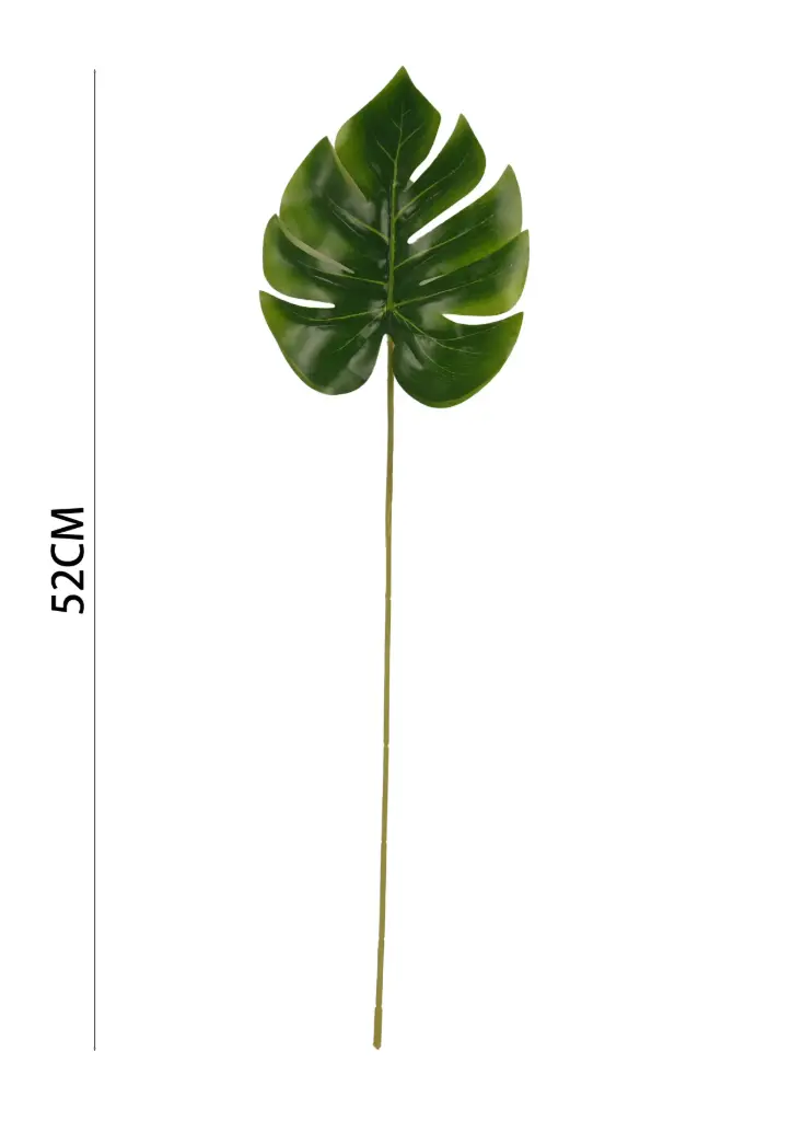 HOJA MONSTERA ARTIFICIAL