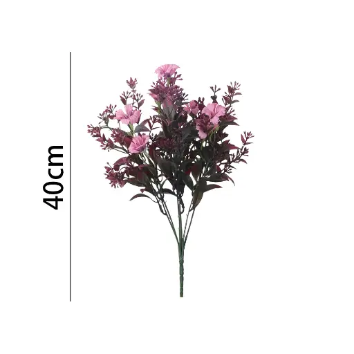 [630997] ramo flor artificial 把束复古牵牛花40cm