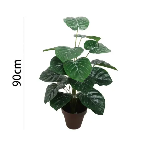 [631213] Planta con maceta 18叶滴水观音90CM