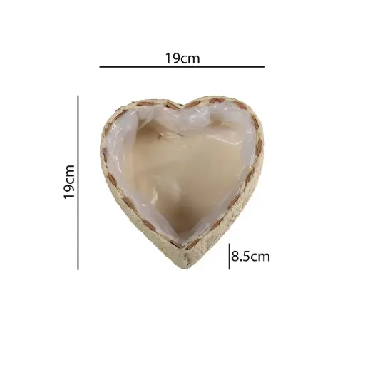 [HC08-P] Cesta Borde forma corazon P
