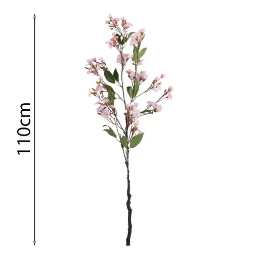 Vara flor cerezo artificial rosa 大枝樱花110cm .2