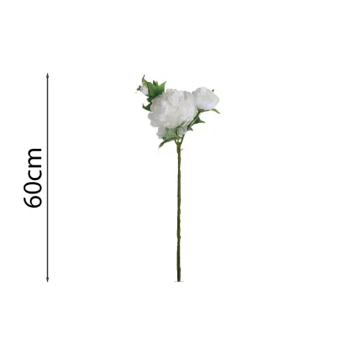 Vara peonia artificial blanco .1
