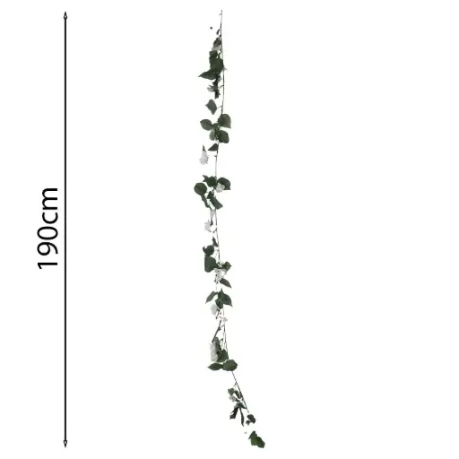 Guirnalda burganvia 180cm Blanco 