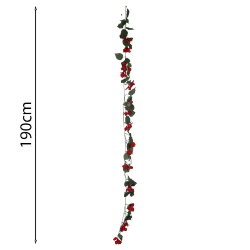 Guirnalda burganvia 180cm rojo 