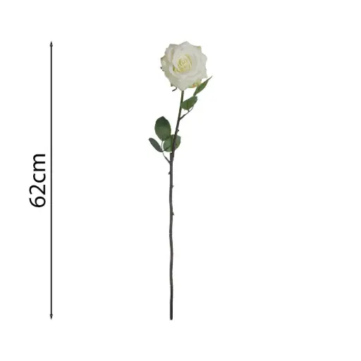 Vara de Rosa de Tacto Natural 63cm