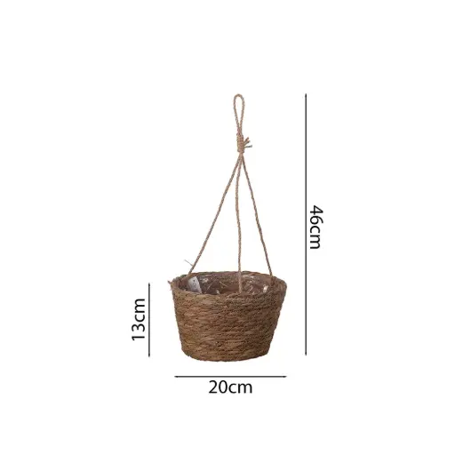 [HC11] Macetero colgante de fibras naturales D20cm