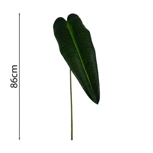 [631582] Hoja de Alocasia 86cm