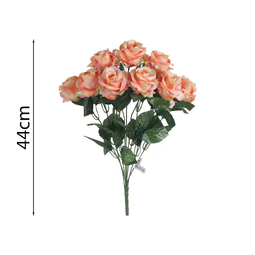 Ramo 9x Rosa Artificial 44cm