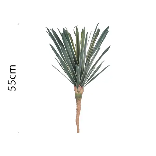 [631755] Vara de Agave variegado artificial 50cm - 54 hojas