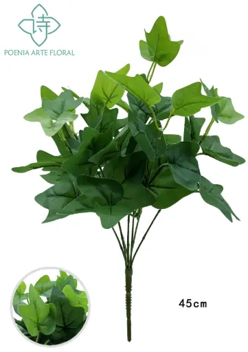 [630507] RAMO Arbusto de hoja de hiedra inglesa de 16"x7W/42Lvs
