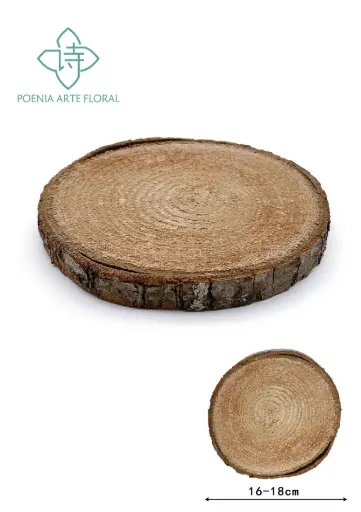 [731788447250] DISCO MADERA CASTANO 13-15CM REF002