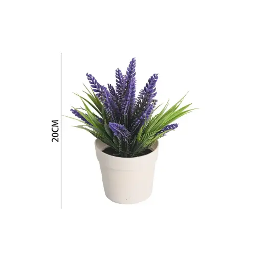 [631005] LAVANDA ARTIFICIAL EN MACETA