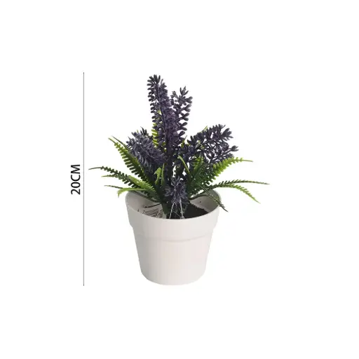 [631006] LAVANDA ARTIFICIAL EN MACETA