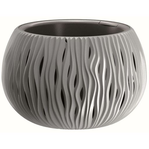 [DSK290-405U] macetero bowl sandy-stone gray